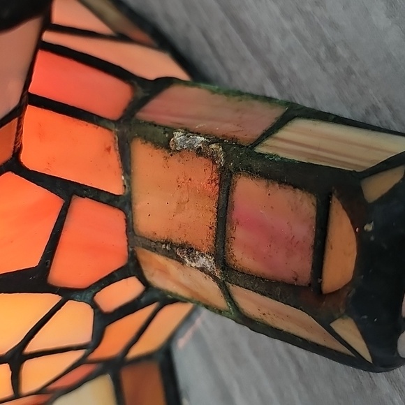 Vintage Tiffany Style Teddy Bear Lamp - Picture 7 of 7